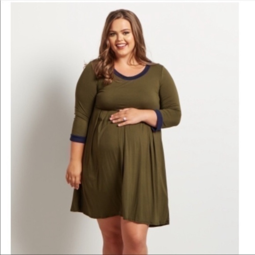 Pink Blush maternity dress